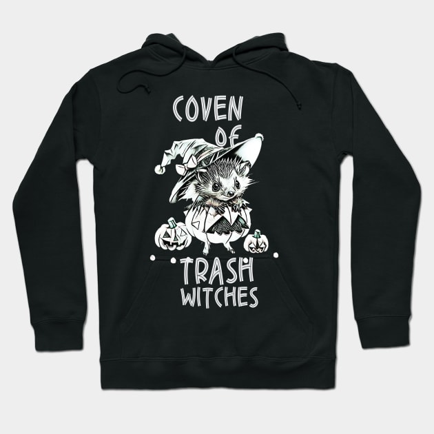 Coven Of Trash Witches Hoodie by Trendsdk